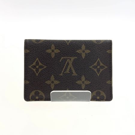  LOUIS VUITTON ルイヴィトン モノグラム ポルト 2 カルト ヴェルティカル パスケース M60553 ブラウン