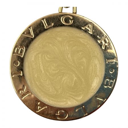  BVLGARI ブルガリ キーリング キーホルダー ブラック x ゴールド