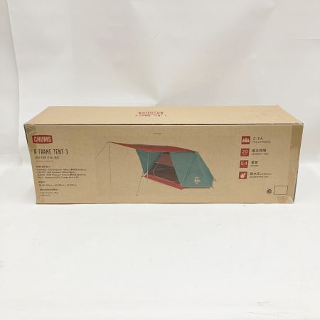  CHUMS チャムス エーフレームテント3 A-Frame Tent TEAL/RED CH62-1789 未開封品