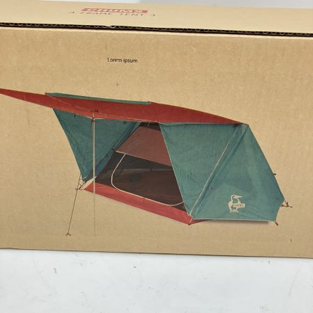  CHUMS チャムス エーフレームテント3 A-Frame Tent TEAL/RED CH62-1789 未開封品