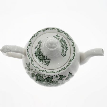  MASONS フルーツバスケット ティーポット ホワイト x グリーン