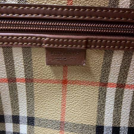  BURBERRY バーバリー バーバリーズ ノバチェック ボストンバッグ ベージュ