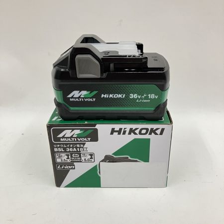  HiKOKI ハイコーキ 純正品 蓄電池 マルチボルトバッテリー BSL36A18X 未使用品