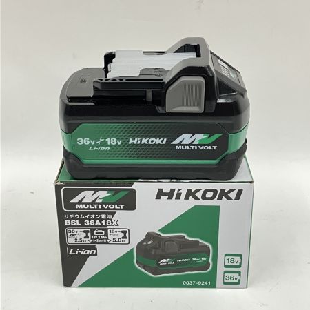  HiKOKI ハイコーキ 純正品 蓄電池 マルチボルトバッテリー BSL36A18X 未使用品