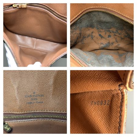  LOUIS VUITTON ルイヴィトン モノグラム サンクルー GM 斜め掛け ショルダーバッグ M51242 ブラウン