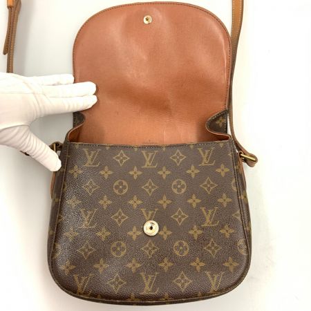  LOUIS VUITTON ルイヴィトン モノグラム サンクルー GM 斜め掛け ショルダーバッグ M51242 ブラウン