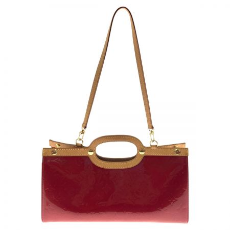  LOUIS VUITTON ルイヴィトン モノグラム ヴェルニ ロクスバリー ドライブ 2WAYバッグ M91987 レッド