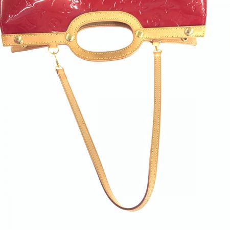  LOUIS VUITTON ルイヴィトン モノグラム ヴェルニ ロクスバリー ドライブ 2WAYバッグ M91987 レッド