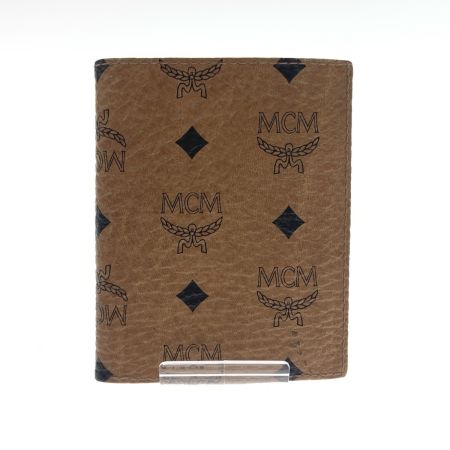  MCM エムシーエム エムシーエム ヴィセトス 二つ折り財布 ミニウォレット ブラウン