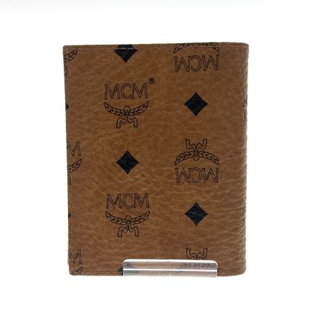  MCM エムシーエム エムシーエム ヴィセトス 二つ折り財布 ミニウォレット ブラウン
