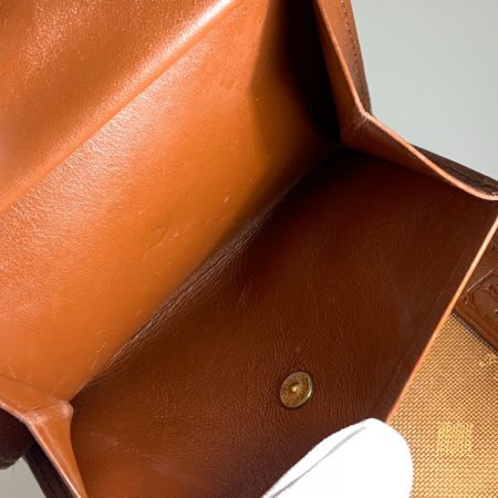  MCM エムシーエム エムシーエム ヴィセトス 二つ折り財布 ミニウォレット ブラウン