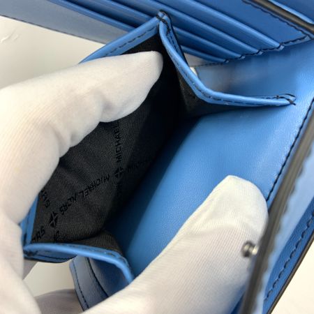  MICHAEL KORS マイケルコース ビルフォード ウィズ コインポケット 二つ折り財布 36T4LCOF3L ブルー