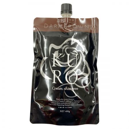   VR クロクリームシャンプー ダークブラウン 400g