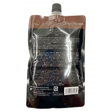   VR クロクリームシャンプー ダークブラウン 400g
