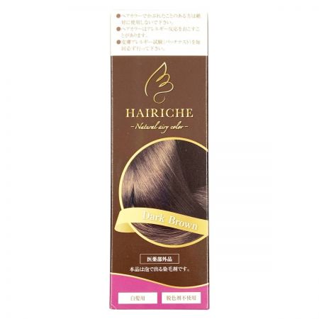  HAIRICHE ヘアリシェ ナチュラル エアリーカラー ダークブラウン 染毛剤