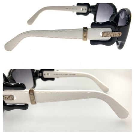  FENDI フェンディ サングラス 56□15 130 FS383 ブラック x ホワイト
