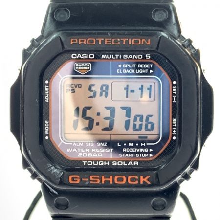  CASIO カシオ Gショック ソーラー電波クォーツ 腕時計 GW-M5600R ブラック x オレンジ