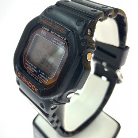  CASIO カシオ Gショック ソーラー電波クォーツ 腕時計 GW-M5600R ブラック x オレンジ