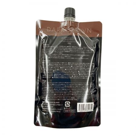   VR クロクリームシャンプー ダークブラウン 400g