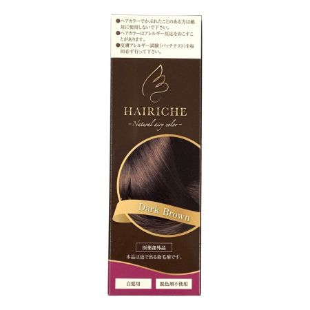  HAIRICHE ヘアリシェ ナチュラル エアリーカラー ダークブラウン 染毛剤