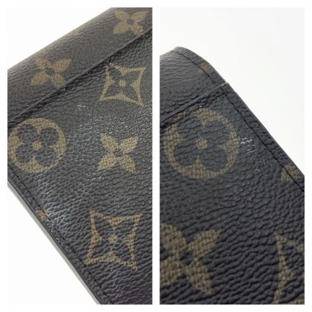  LOUIS VUITTON ルイヴィトン モノグラム ポルトフォイユ フラワー 二つ折り短財布 M62566 ブラウン×レッド