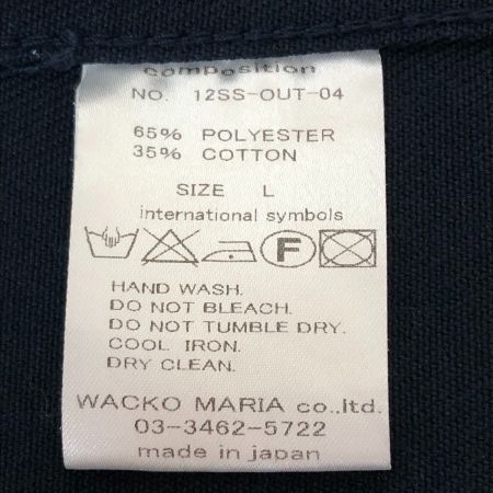 WACKO MARIA ワコマリア メンズ ジャケット サイズL 12SS-out-04 ネイビー