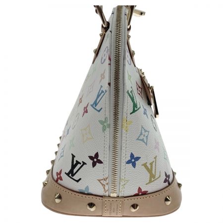  LOUIS VUITTON ルイヴィトン モノグラム マルチカラー アルマ ハンドバッグ M92647 ホワイト