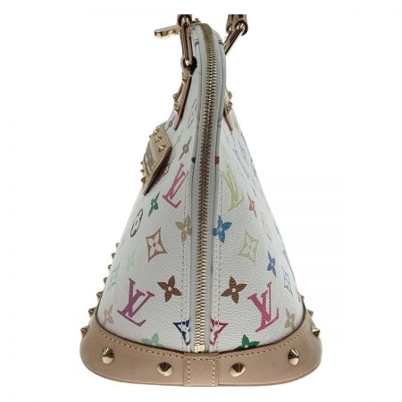  LOUIS VUITTON ルイヴィトン モノグラム マルチカラー アルマ ハンドバッグ M92647 ホワイト