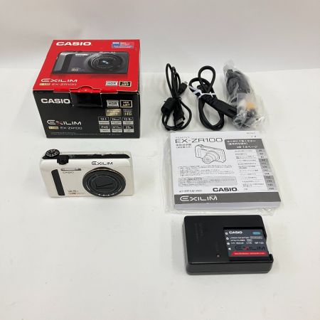 CASIO カシオ EXILIM コンパクト デジタルカメラ コンデジ EX-ZR100