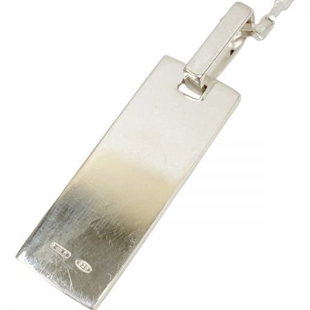  GUCCI グッチ プレート ネックレス SV925 シルバー