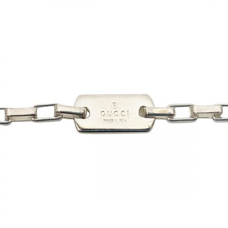  GUCCI グッチ プレート ネックレス SV925 シルバー