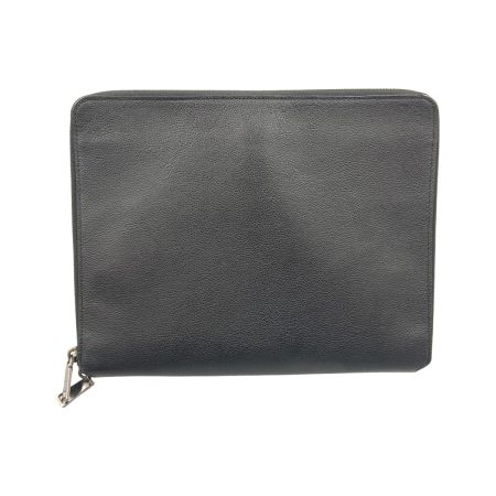  COACH コーチ ストライプ タブレットケース クラッチバッグ セカンドバッグ F66312 ブラック x ブルー