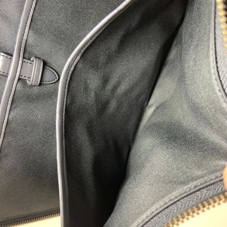  COACH コーチ ストライプ タブレットケース クラッチバッグ セカンドバッグ F66312 ブラック x ブルー