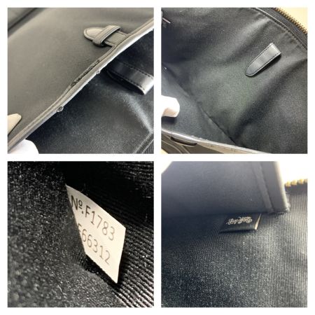  COACH コーチ ストライプ タブレットケース クラッチバッグ セカンドバッグ F66312 ブラック x ブルー