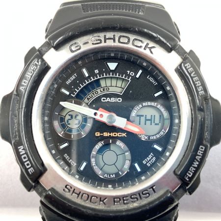  CASIO カシオ ショック デジアナ クォーツ腕時計 AW-590-1AJF  ブラック