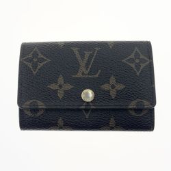 〇〇 LOUIS VUITTON ルイヴィトン モノグラム ミュルティクレ6 6連キーケース M62630 ブラウン Bランク