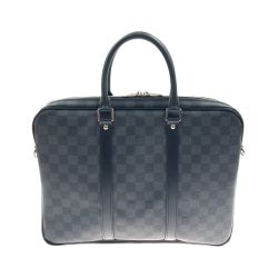 〇〇 LOUIS VUITTON ルイヴィトン ダミエ グラフィット PDV PM 2WAYバッグ N41478 ブラック Aランク