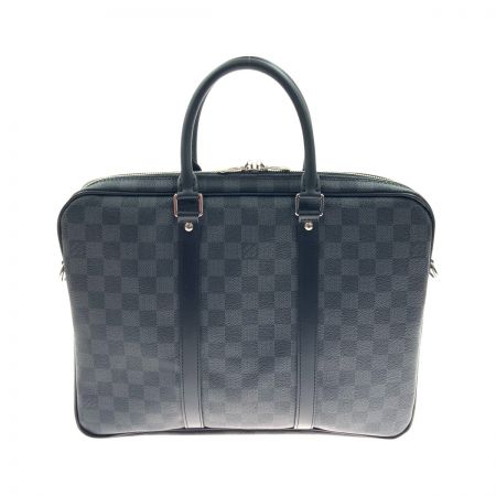  LOUIS VUITTON ルイヴィトン ダミエ グラフィット PDV PM 2WAYバッグ N41478 ブラック