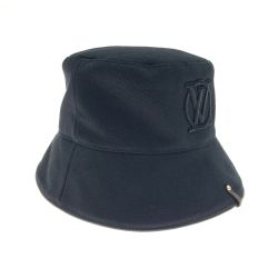 〇〇 LOUIS VUITTON ルイヴィトン シャポー LV シティー 帽子 M7054M ブラック Bランク