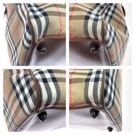  Burberrys バーバリーズ ノバチェック ボストンバッグ ブラウン