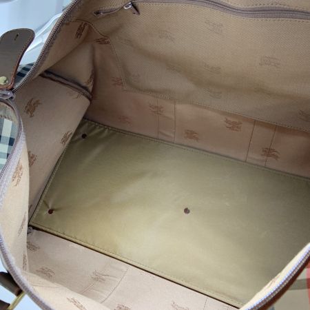  Burberrys バーバリーズ ノバチェック ボストンバッグ ブラウン