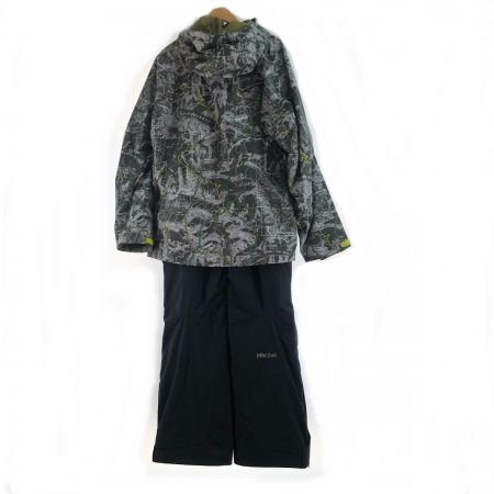  MARMOT マーモット スポーツウエア スキーウェア メンズ 上下セット サイズXL MJW-F3014　MJW-F3016P 上カーキ×下黒