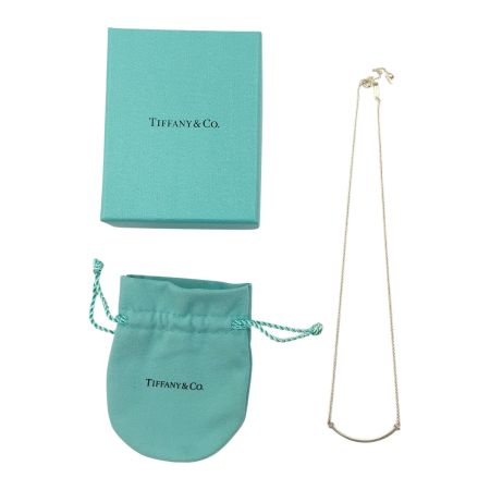  Tiffany & Co. ティファニー Tスマイル ネックレス Ag925 刻印 シルバー 925 シルバー