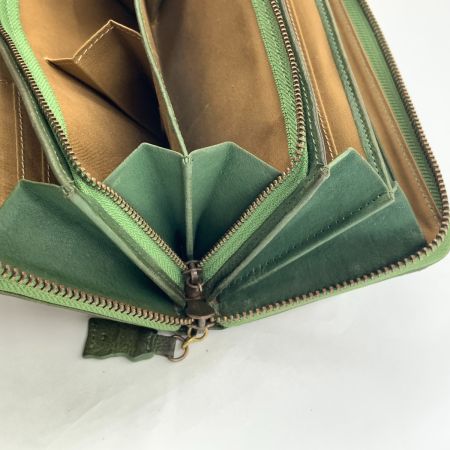  Dakota ダコタ アニマーレ ラウンドファスナー 長財布 カーキ 現状渡し