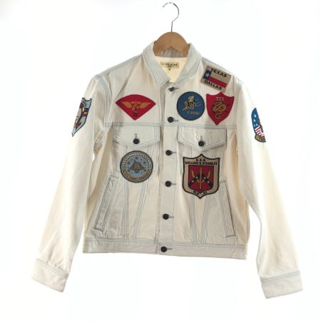  AVIREX アビレックス メンズ デニムジャケット トップガンデニムジャケット サイズM 6112113 ホワイト