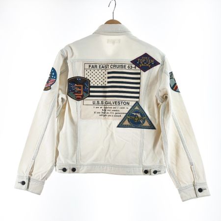  AVIREX アビレックス メンズ デニムジャケット トップガンデニムジャケット サイズM 6112113 ホワイト