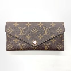 〇〇 LOUIS VUITTON ルイヴィトン モノグラム ポルトフォイユ ジョセフィーヌ 三つ折り長財布 M41739 ブラウン Bランク
