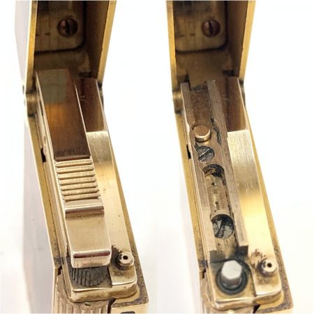  S.T.Dupont エステーデュポン ギャッツビー 漆 マーブル ローラーガスライター ブラウン 現状渡し