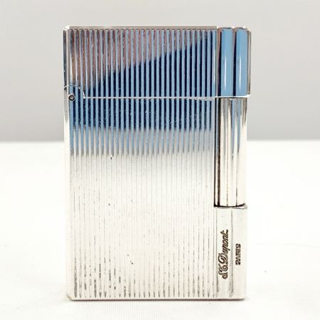  S.T.Dupont エステーデュポン ギャッツビー ローラー式 ストライプ 柄 18137 シルバー 現状渡し 