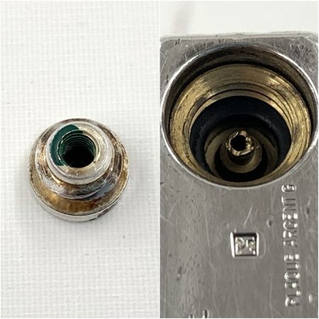  S.T.Dupont エステーデュポン ギャッツビー ローラー式 ストライプ 柄 18137 シルバー 現状渡し 